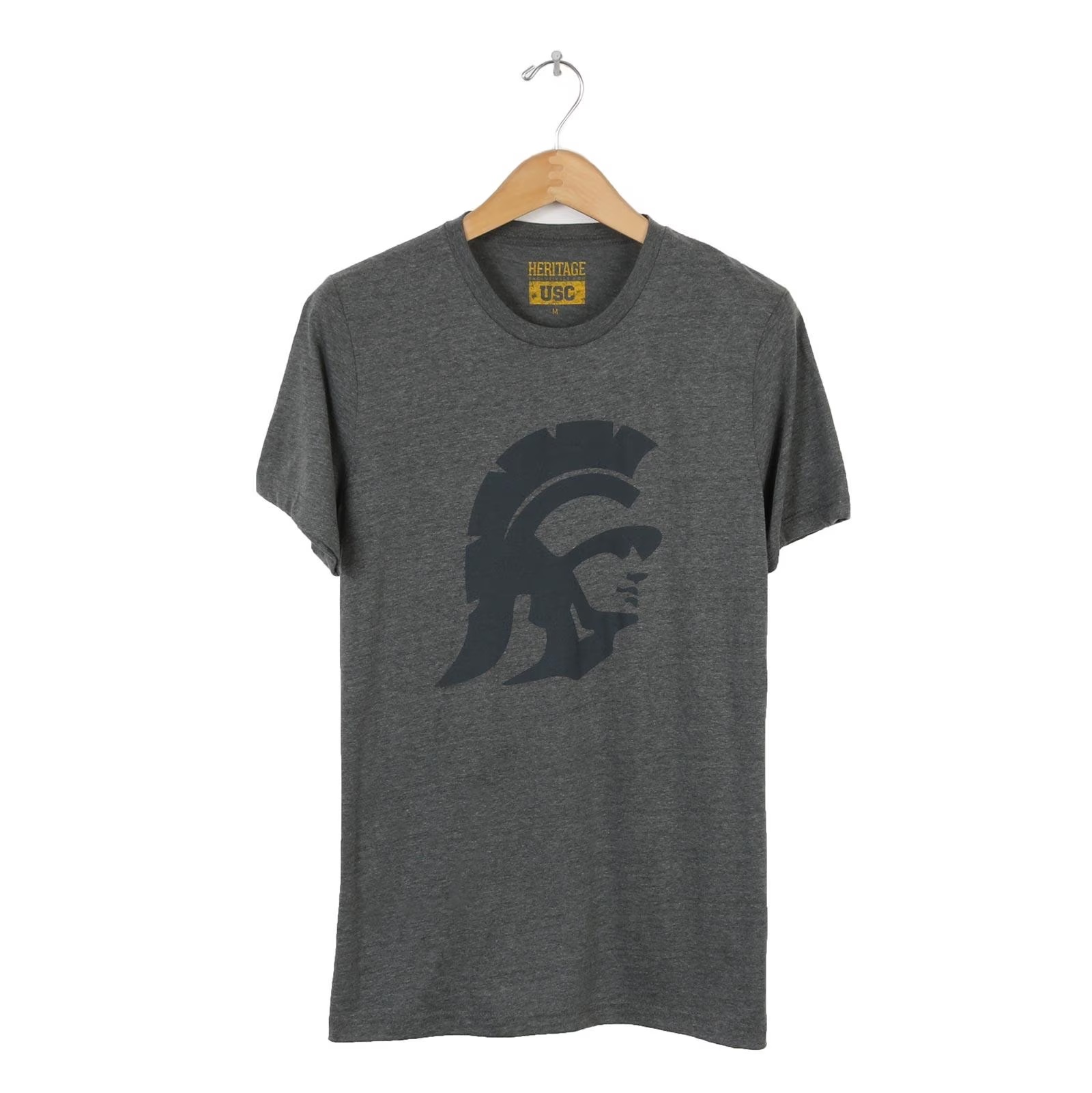 USC Trojans Heritage Gray Tommy Head Logo T-Shirt