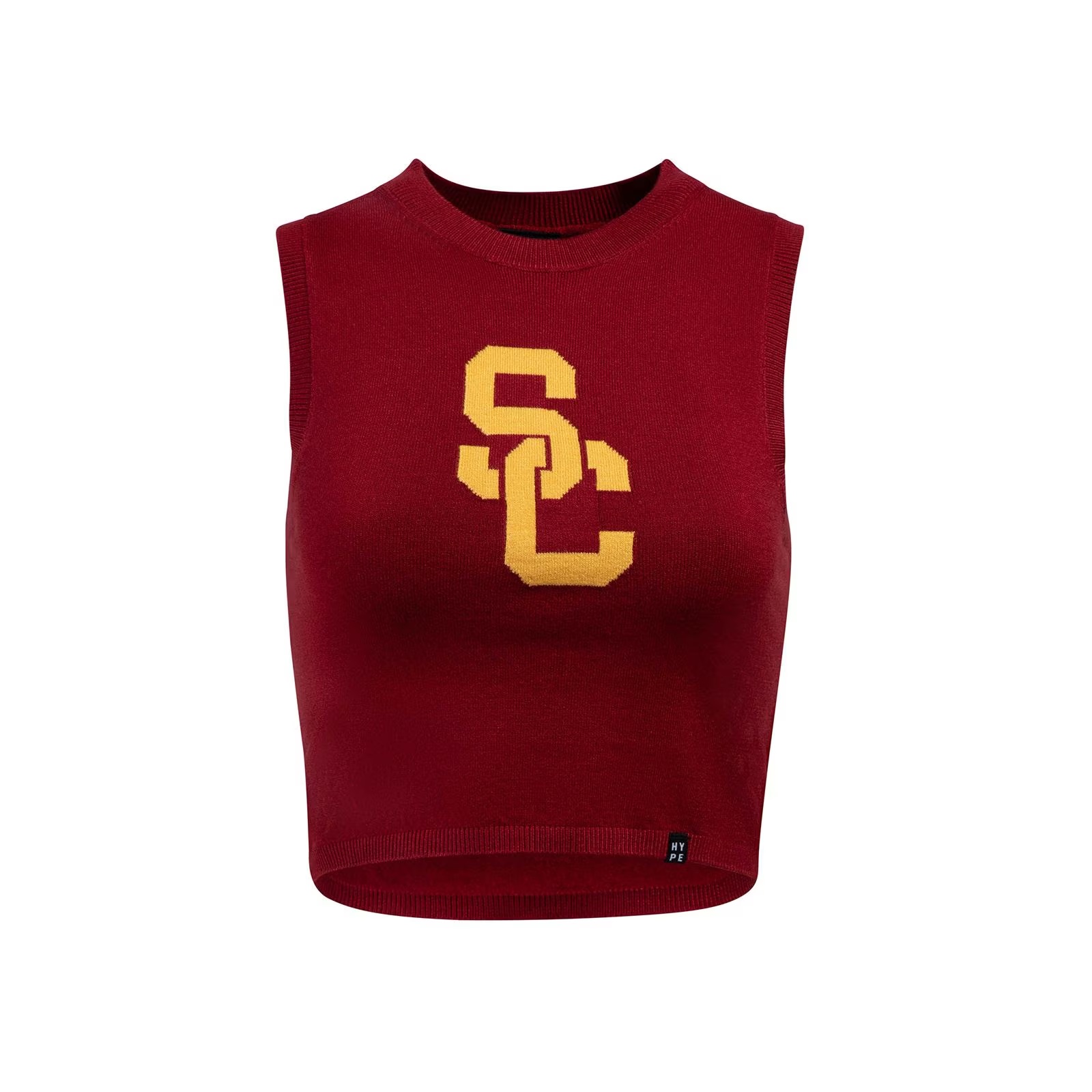 USC Trojans Women's Hype and Vice Cardinal SC Interlock Ivy Knitted Tank