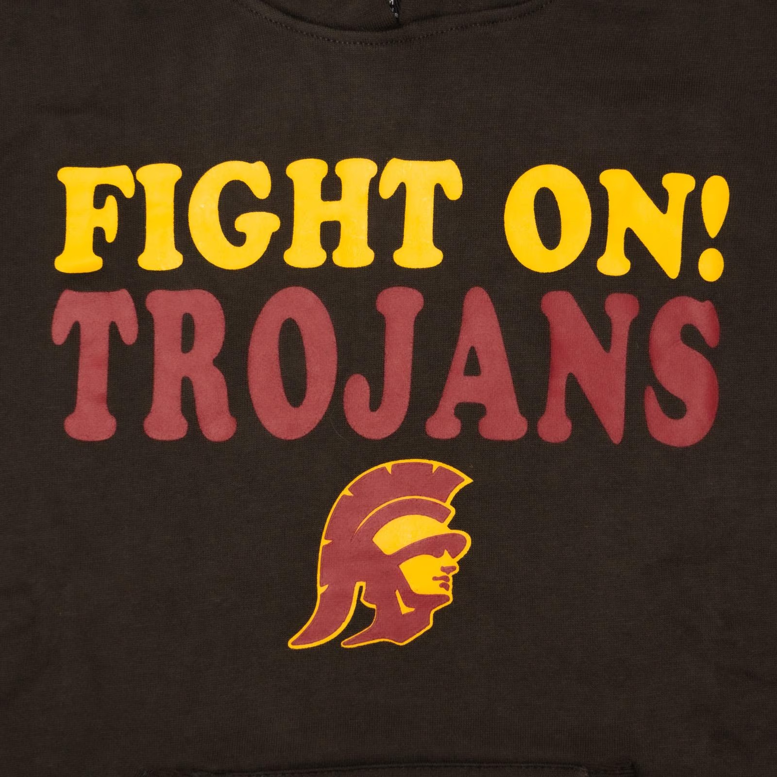 USC Trojans Women's '47 Black Fight On Trojans Headline Pullover Hoodie