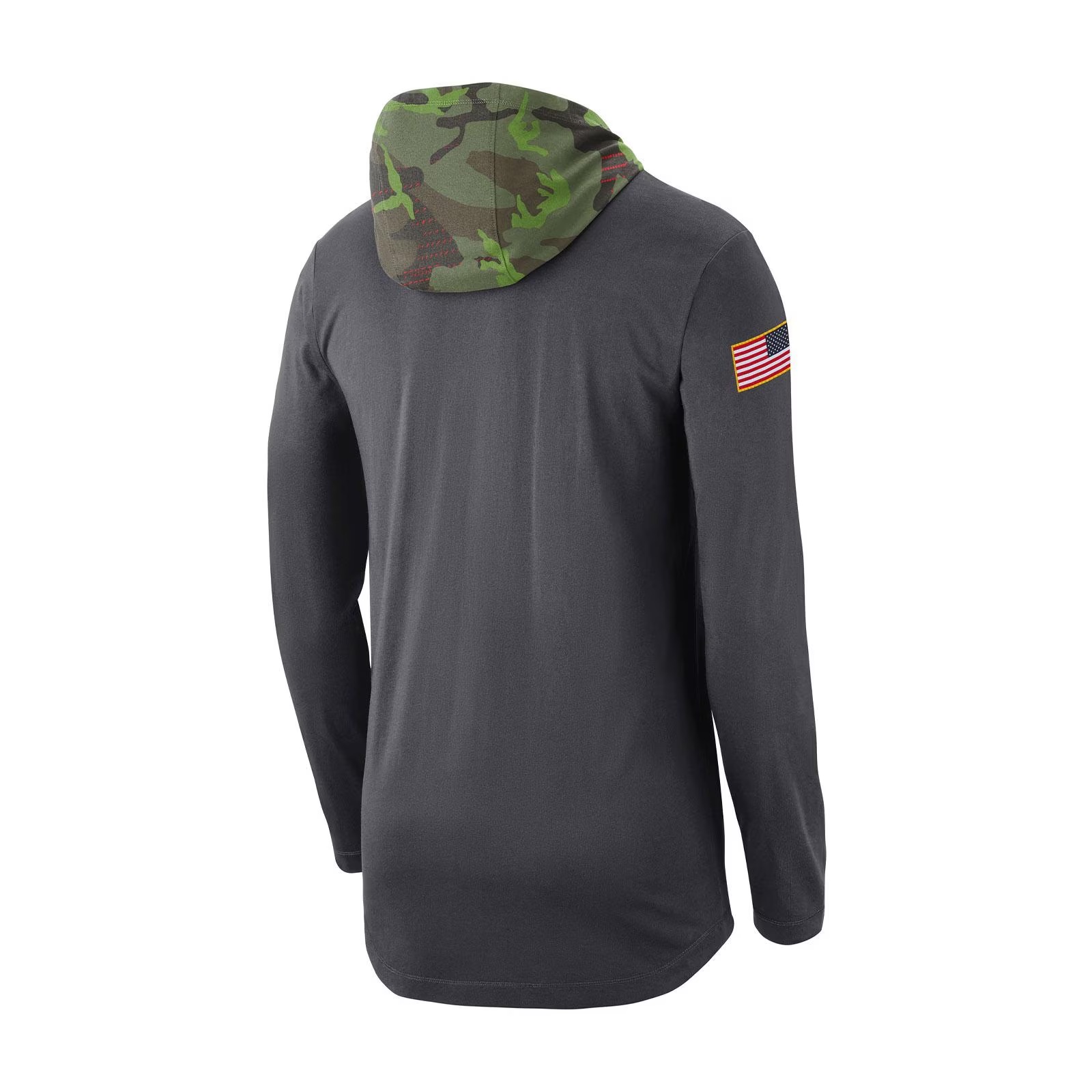 USC Trojans Men's Nike Charcoal Military Hooded Top