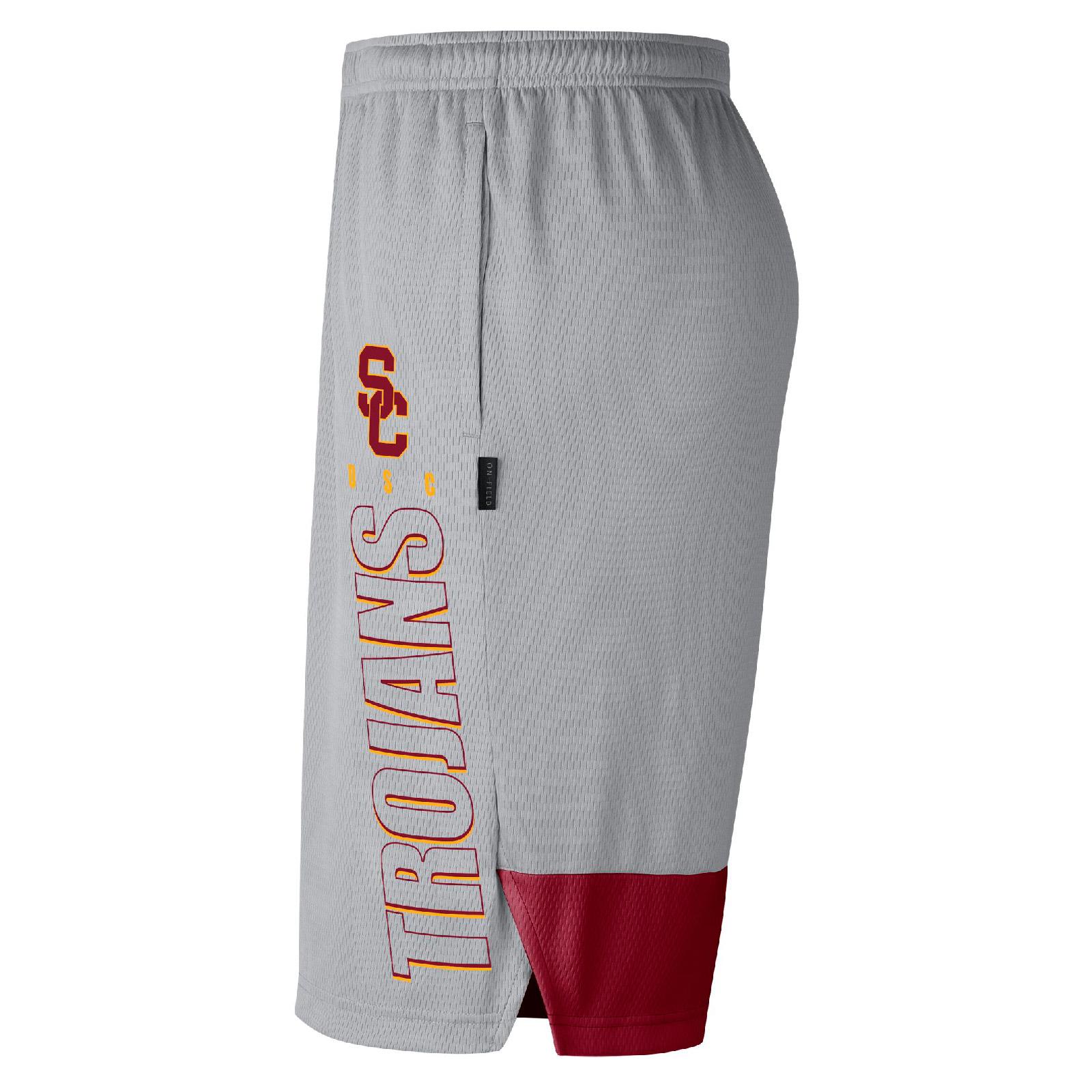 USC Trojans Men's Nike Gray SC Interlock Dry Knit Short