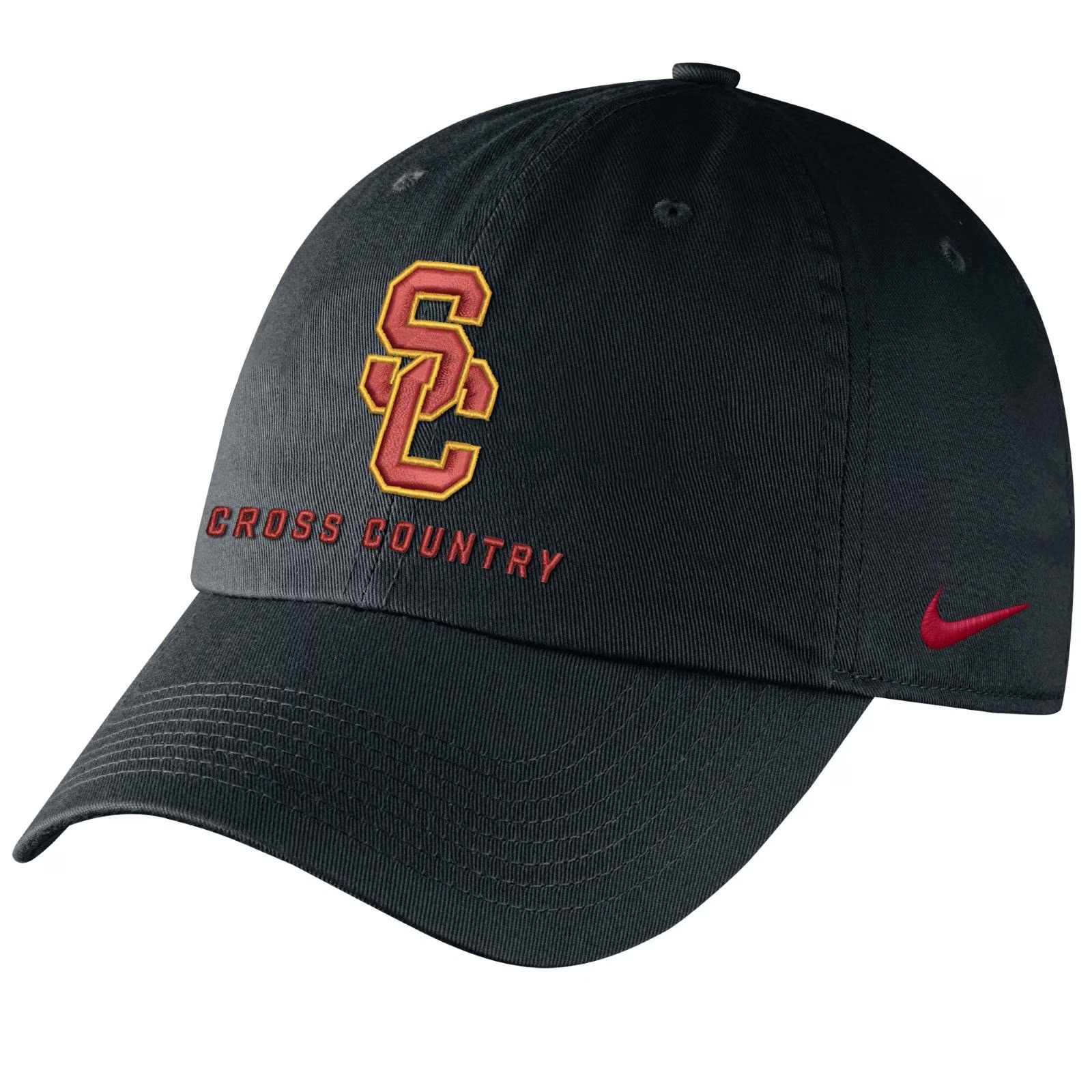 USC Trojans SC Interlock Nike Black Cross Country Campus Hat